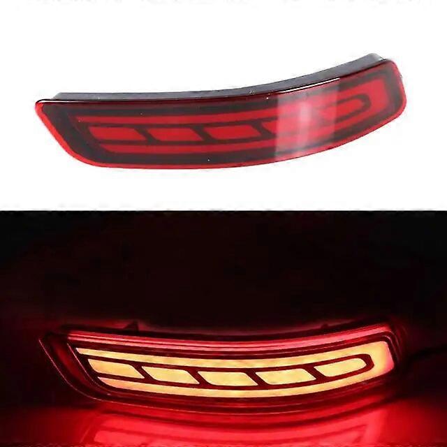 For Toyota Corolla Altis 2014 2015 2016 2017 2018 Car LED Rear Fog Lamp Bumper Light Brake Light Dynamic Turn Signal Reflector