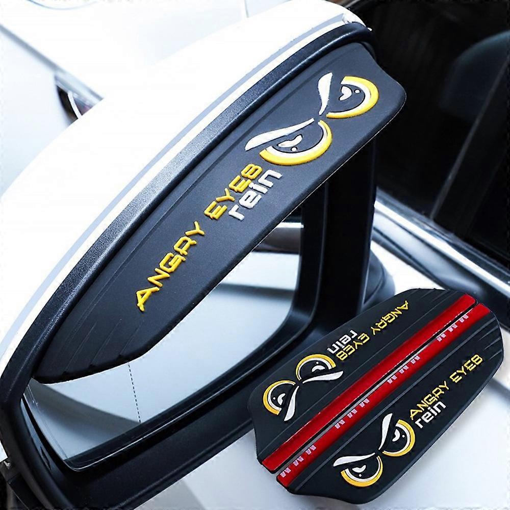 2Pcs Universal Car Rearview Mirror Rain Eyebrow Auto Car Rear View Side Rain Shield Snow Guard Sun Visor Shade Protector