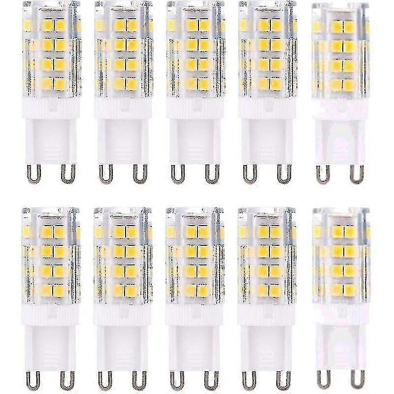 G9 Led-Lampen, Warmwei 3000 K 5 W G9 Led-Lampe Entspricht 40 W Halogenlampen 380 Lumen; Nicht Dimmbar, 10Er Pack [Energieklasse A+] kb