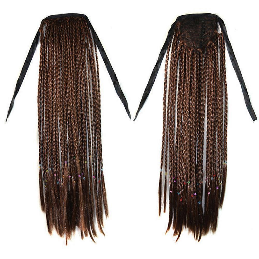 Manual Small Braids Horsetail Bohemian Style Wig