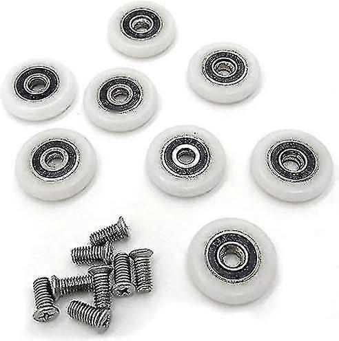 8 Duschtürrollen Räder Kufenrollen Rollen-ZZY