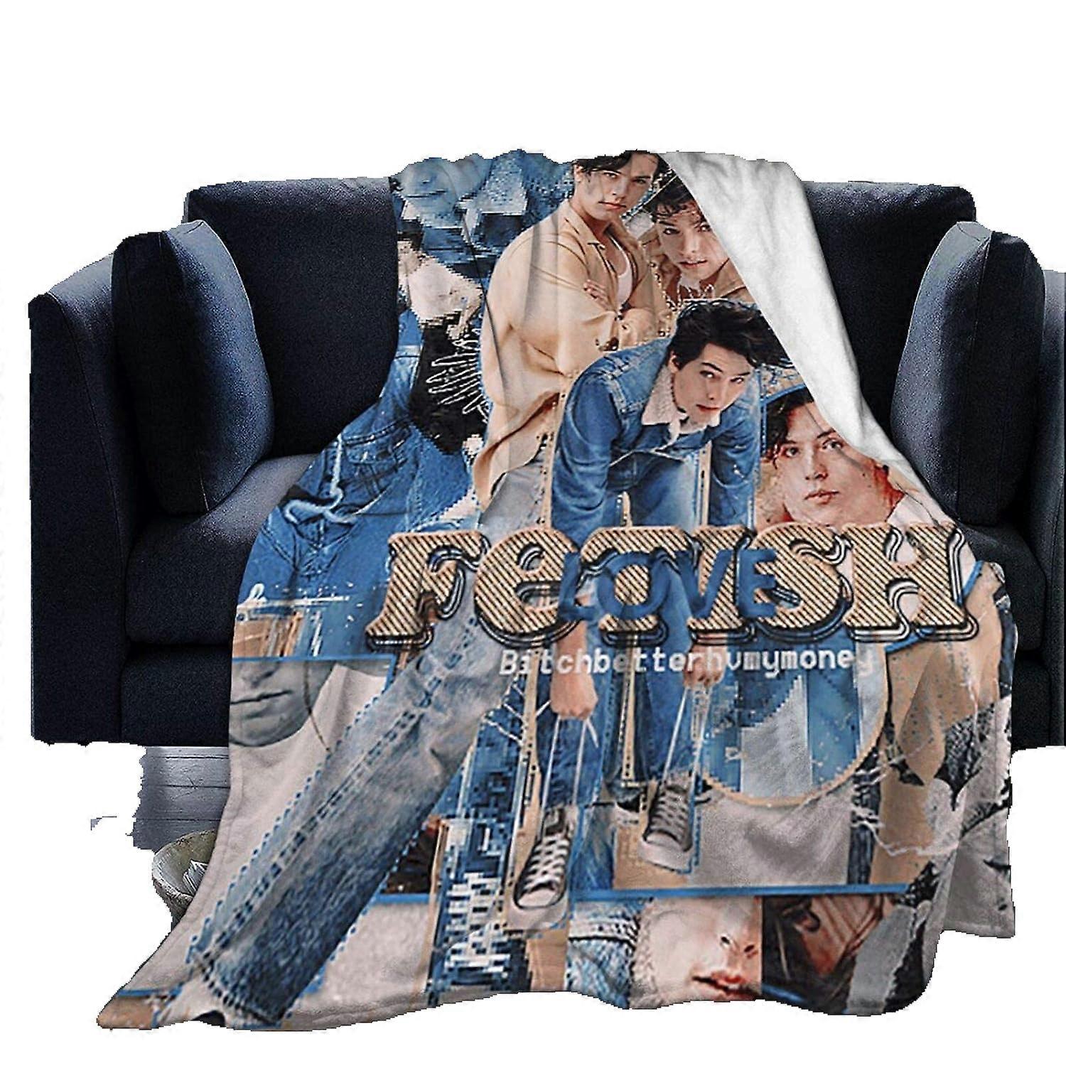 Cole Sprouse Ultra-Soft Micro Blanket Soft and WarmBed Blanket for SofaDigital Printed Blanket Flannel Throw Blanket for Children/Adults -X489-1274