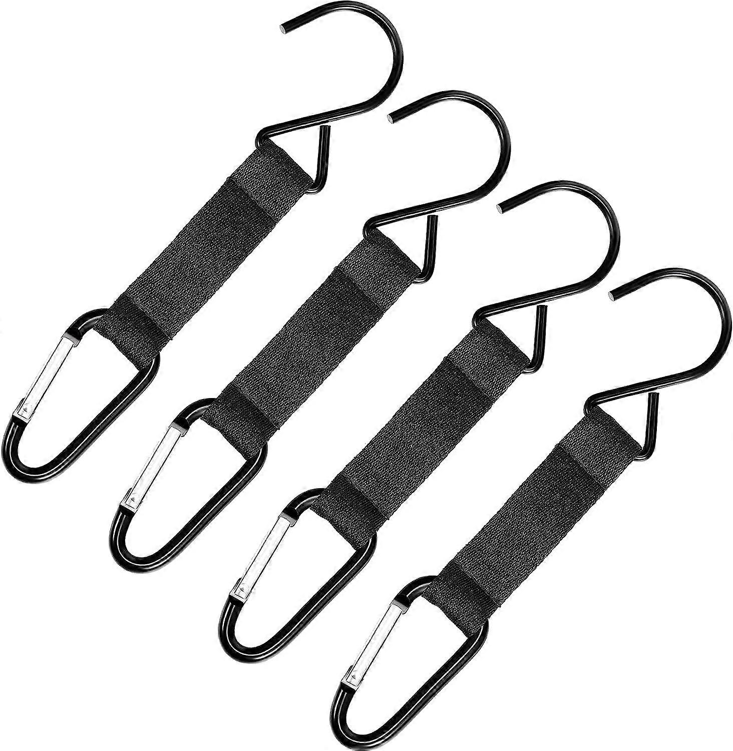 4 Pieces Fence Hooks for Baseball Nylon Safety Buckles Fence Hooks Multifunctional Hanging Buckles Metal Hooks