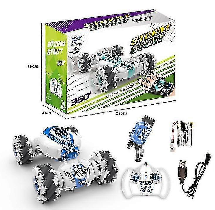 Rc Stunt Car Remote Control Watch Gesture Sensor Deformable Electric Toy Cars