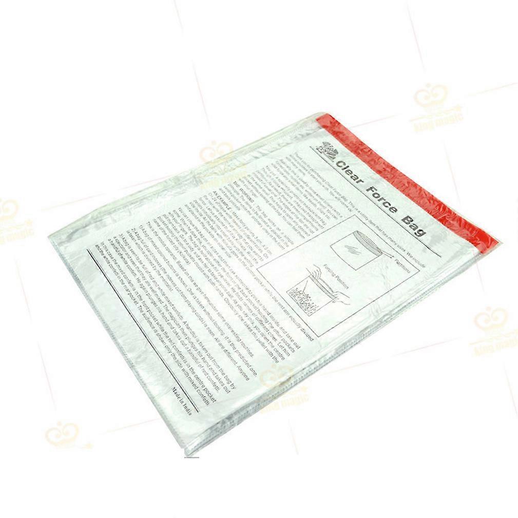 Clear Force Bag Magic Tricks Close Up Magia Magician Mentalism Illusion Gimmick Props Accessories Object from Bag Magie