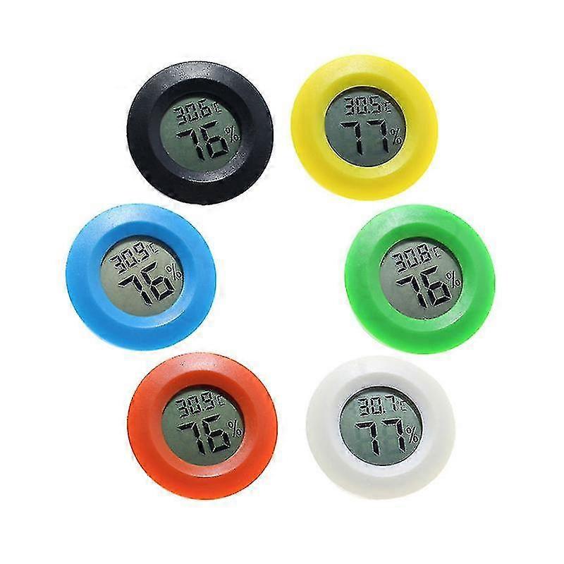 Bjxy Mini Digital Indoor Thermometer Hygrometer Clock Hygrometer Temperature Lcd