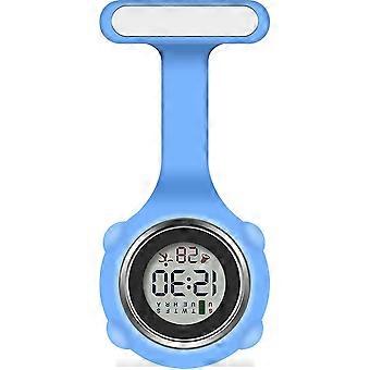 Reloj de enfermera, reloj electrónico de enfermería con clip, reloj despertador, reloj multifuncional