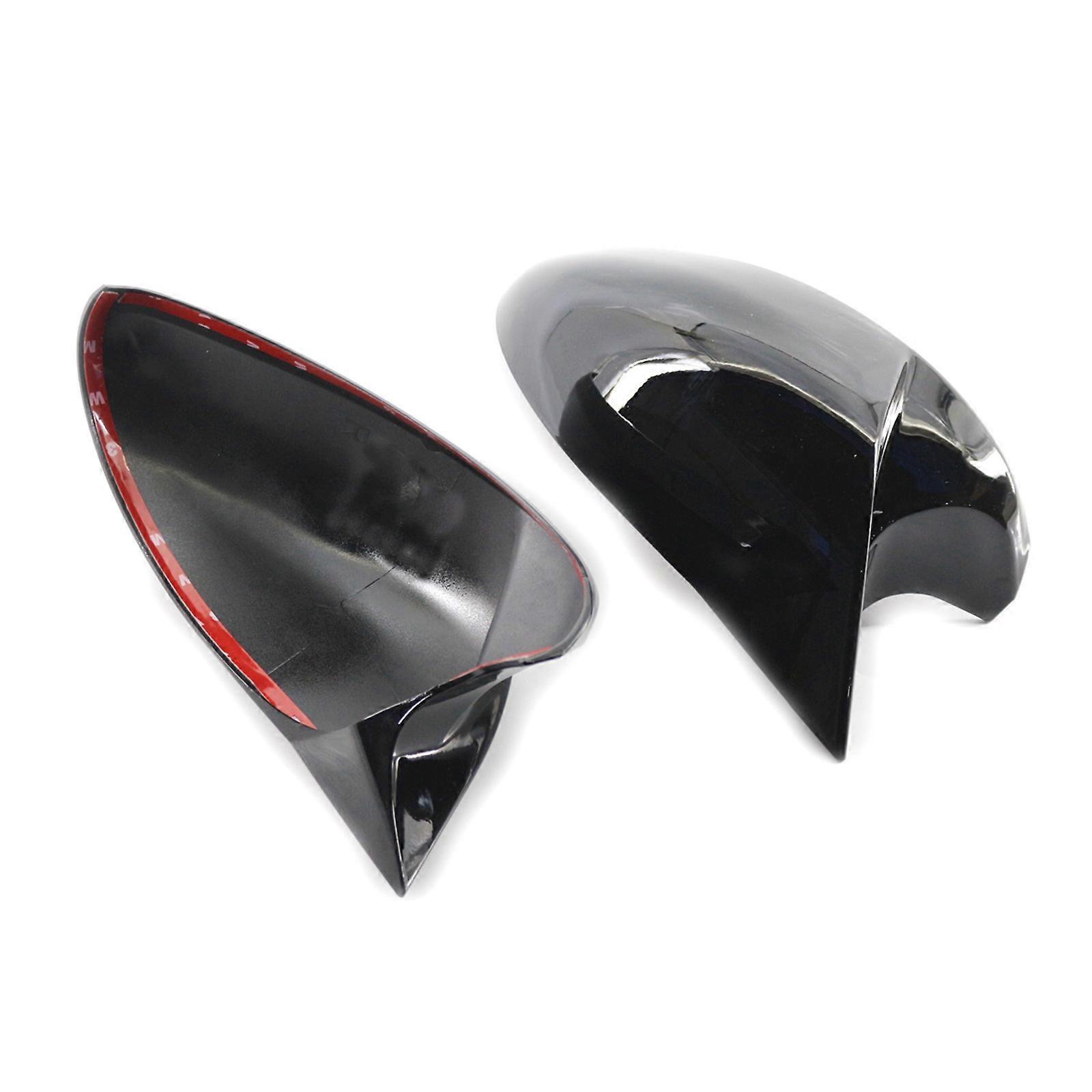 Side Wing Rear Mirror Cover Caps Rain Eyebrow Guard For 3 Series E90 E91 E92