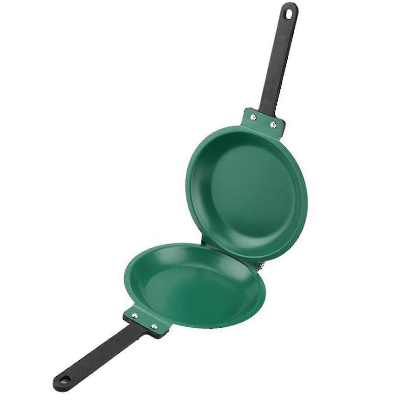 Double Side Frying Pan Non-stick Frying Pan With Ceramic Coating Iron Flip