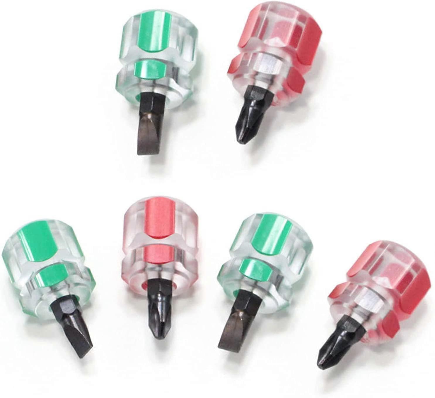 6pcs Small Screwdriver Set, Multi-Function Phillips Screwdriver and Flat Head Screwdriver, Carpenter Tools