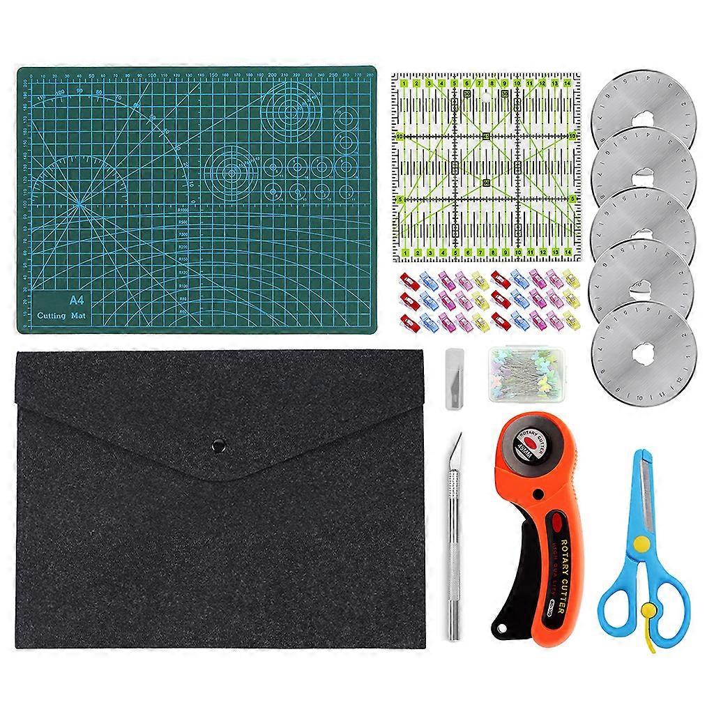 15/145/146/151Pcs Handmade Patchwork Ruler DIY Stitching Embroidery Tools