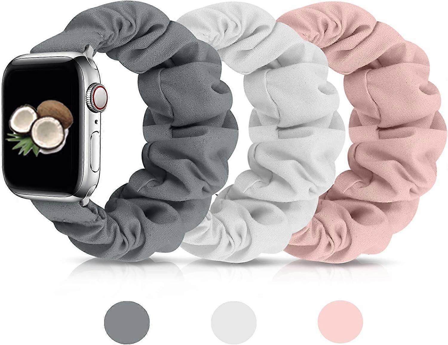 Replacement Wristbands Hair Tie Apple Watch Band Moretek Scrunchie