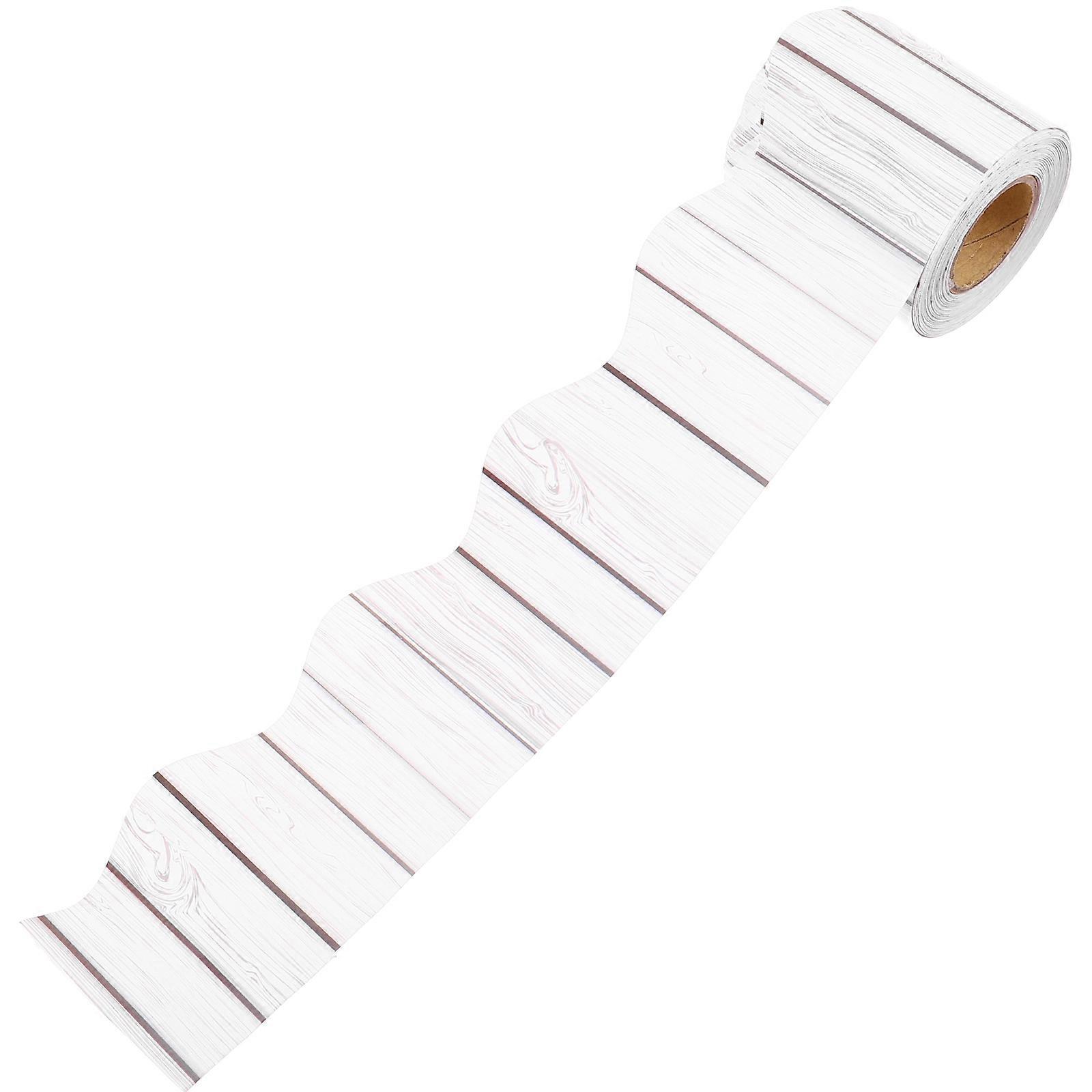 1 Roll of Border Paper for Bulletin Board Blackboard Border DIY Paper Decorative Board Decor