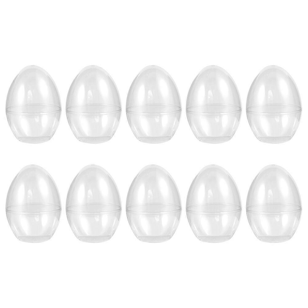 10PCS Easter Egg Shaped Candy Boxes Gift Package Boxes Festival Candy Cases