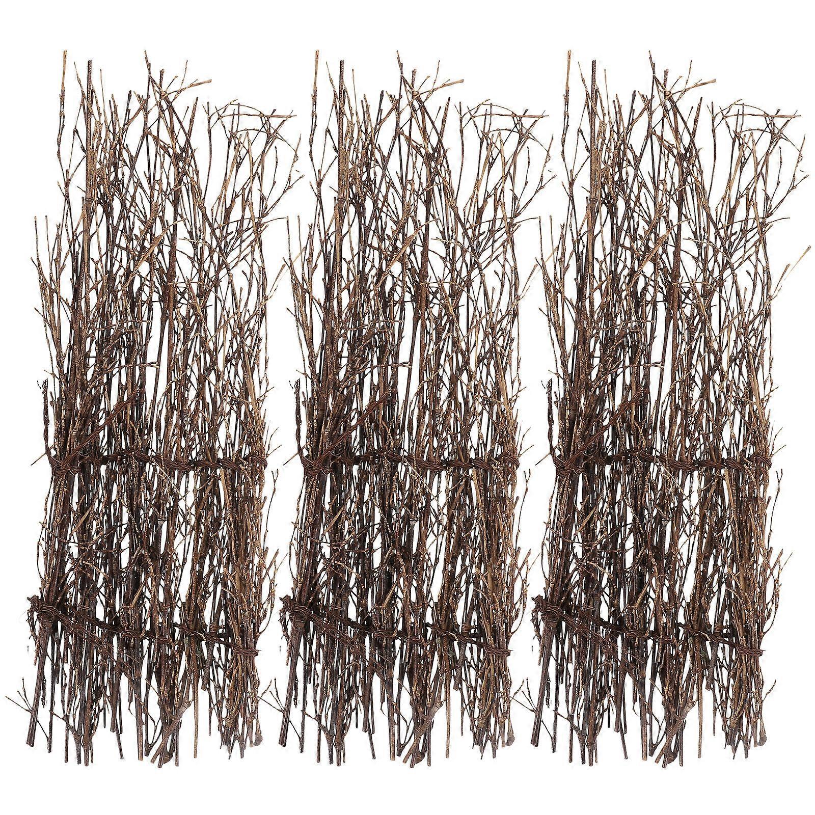 3 pz Ristorante Decorazione Bambù Vassoio di Recinzione per Giapponese Sushi Sashimi Frutti di Mare Come mostrato 30X11X1CM