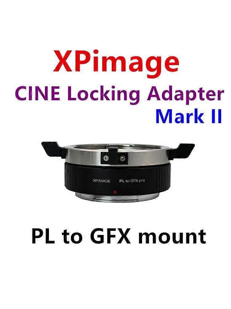 PL lens to Fuji GFX Camera adapter ring is applicable to ARRI PL lens to Fuji GFX 100 II 50S2 100S 50S 50R. For XPimage adapter