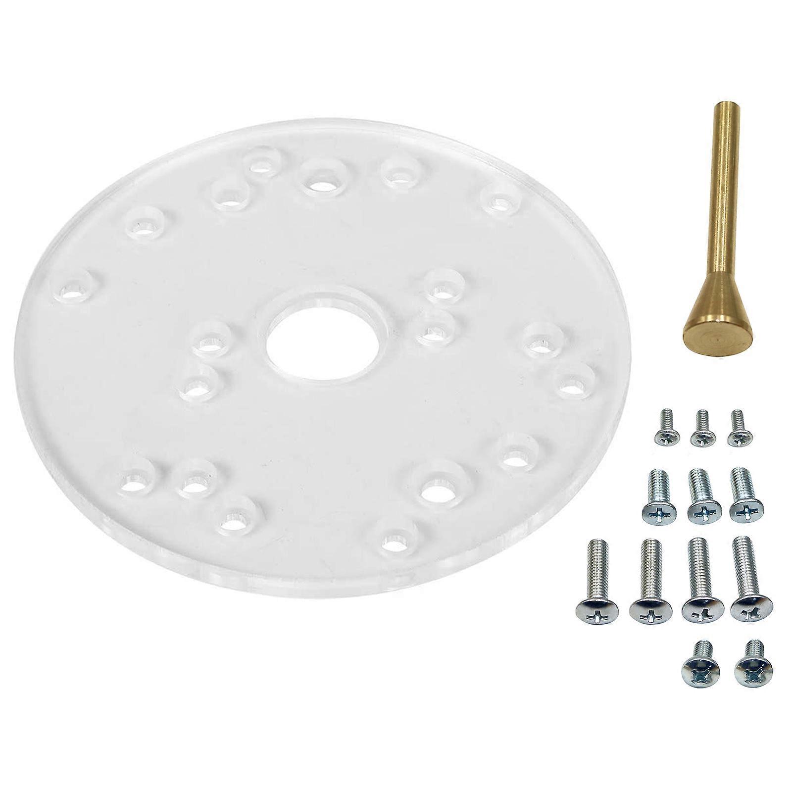 New Arrive Router Round Base Multifunctional Universal Accurately Acrylic High-quality With Screws Woodworking Power Tools