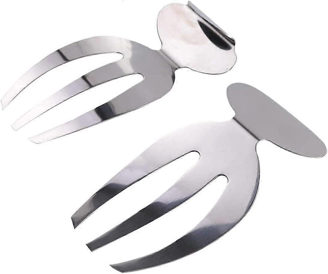 Salladstång i rostfritt stål - 2-delat set för kök och mer