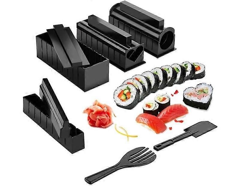 Sushi Maker Kit 10 Pieces Complete Sushi Making Kit DIY Sushi Set for Beginners Easy Sushi Maker Eas