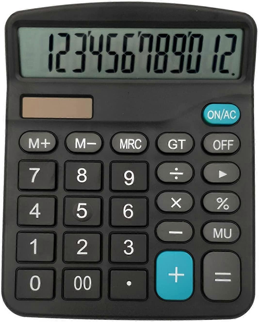 12-Digit Solar Scientific Calculator Financial Office Computer Calculators Large Display