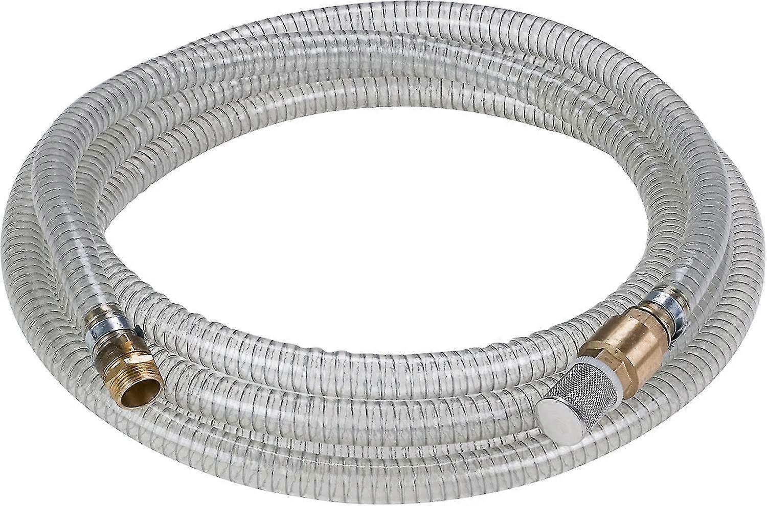 Accessory 7 Meter Translucent Suction Hose Kit With Brass End Fittings