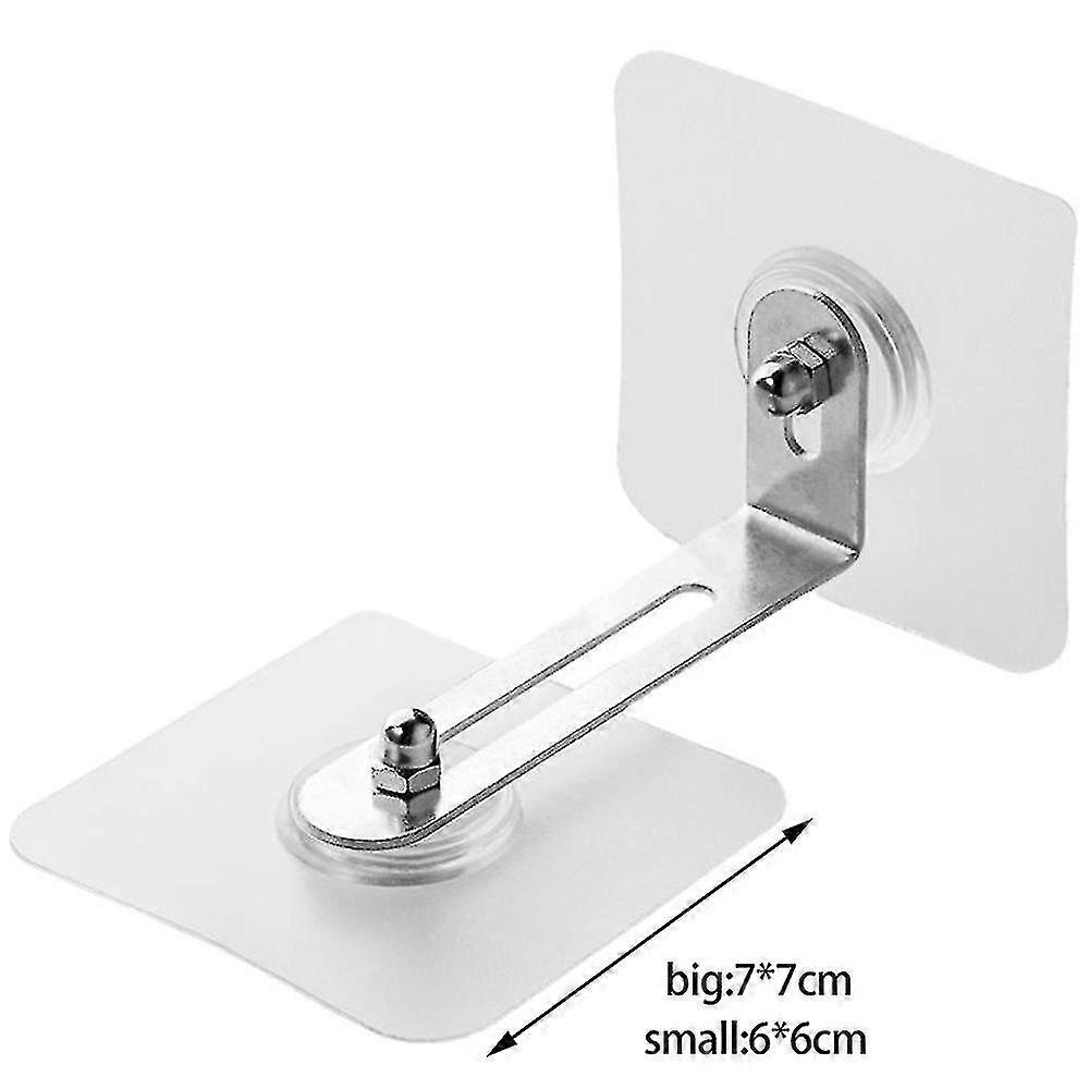 1/6st Möbler Väggankare Fixer Anti Fallande Möbler Ankare Självhäftande Secure Connecter-1PC-L