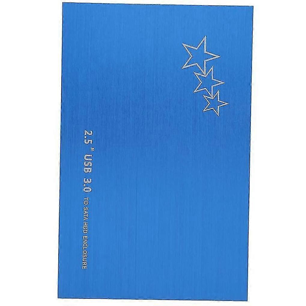Usb3.0 Hdd Enclosure 2.5 Inch Hdd Notebook External Hard Disk Box Blue