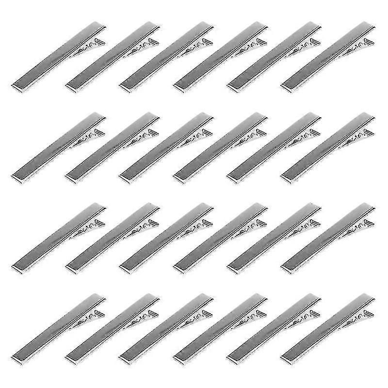 100pcs Handmade Diy Jewelry Accessories One-word Clips Duckbill Clips