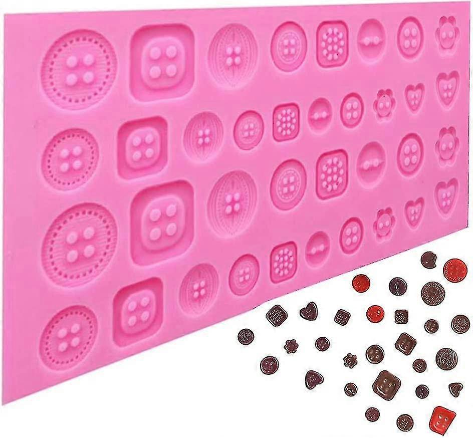 Mould For Cake Decorating Button Baking Mold Button Cake Mold Silicone Cake Mold Cake Cupcake For Making Chocolate Cakepink