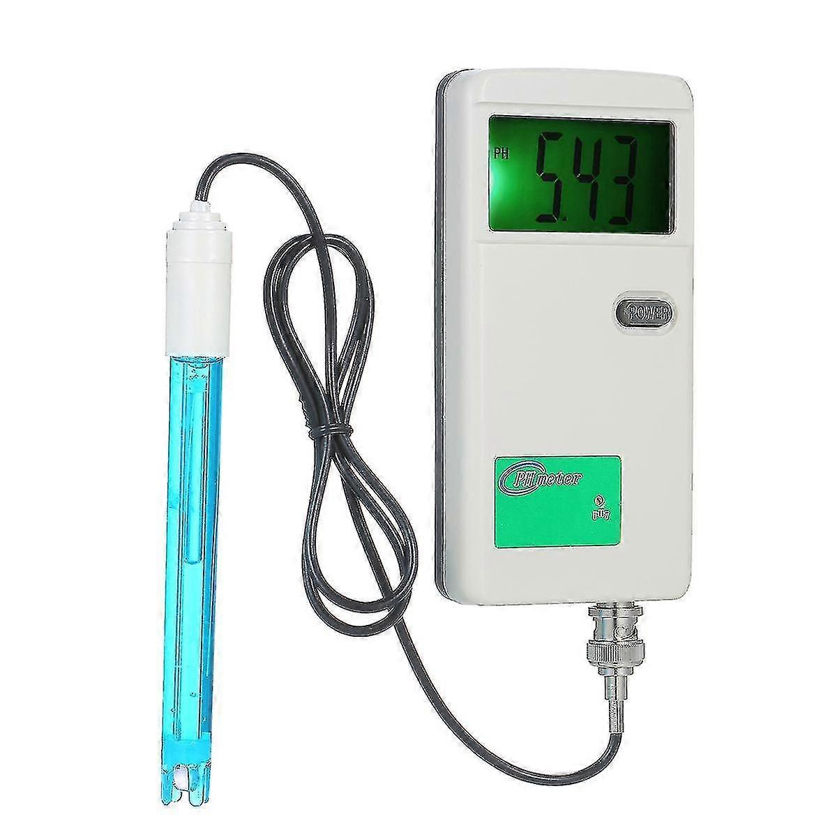 pH Meter High Precision Portable pH Tester Backlight Display Water Quality Tester for Laboratory