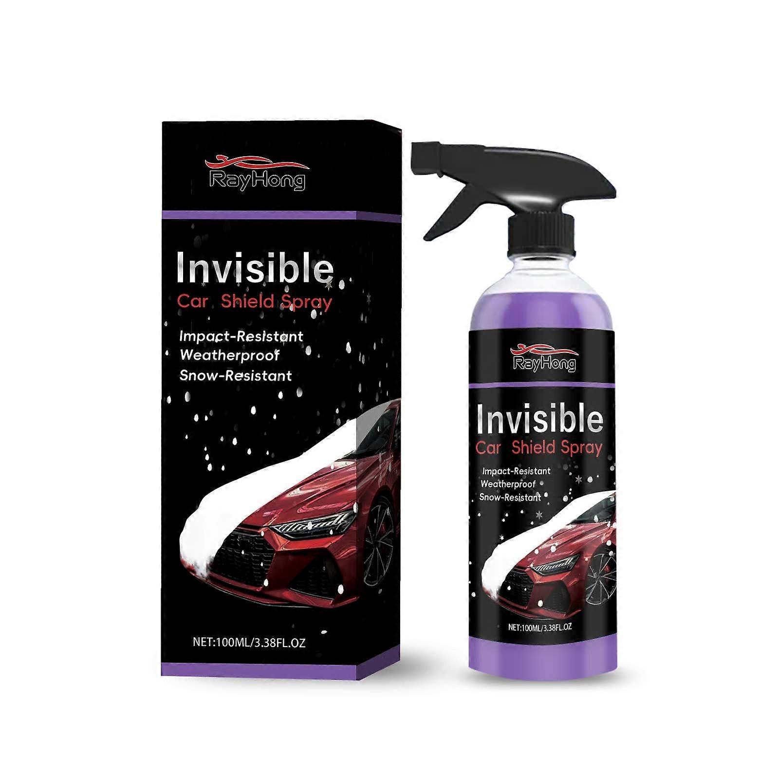 Invisible Car Coating Spray 100ml - Ultimate Surface Protector & Heavy Oil Cleaner, Water & Ice Repellent, Easy Application, Enhances Shine & Weather