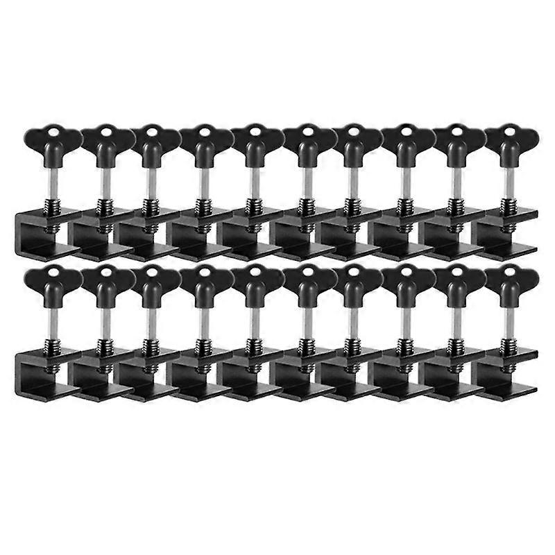 20Pcs Single Hole Door Locks Sliding Door Lock Window Safety Lock Windows Restrictor Stopper Anti-T