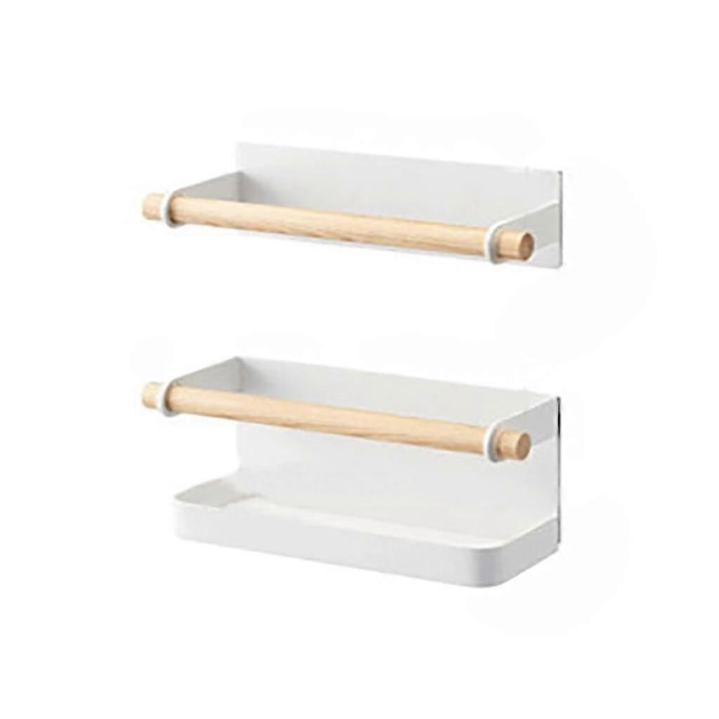 Multifunction Storage Umbrella Holder Keep Clean Stable Indoor Home Magnetic Wall Mounted Stand  Specs: Product Name: Umbrella Holder Color: White Mat