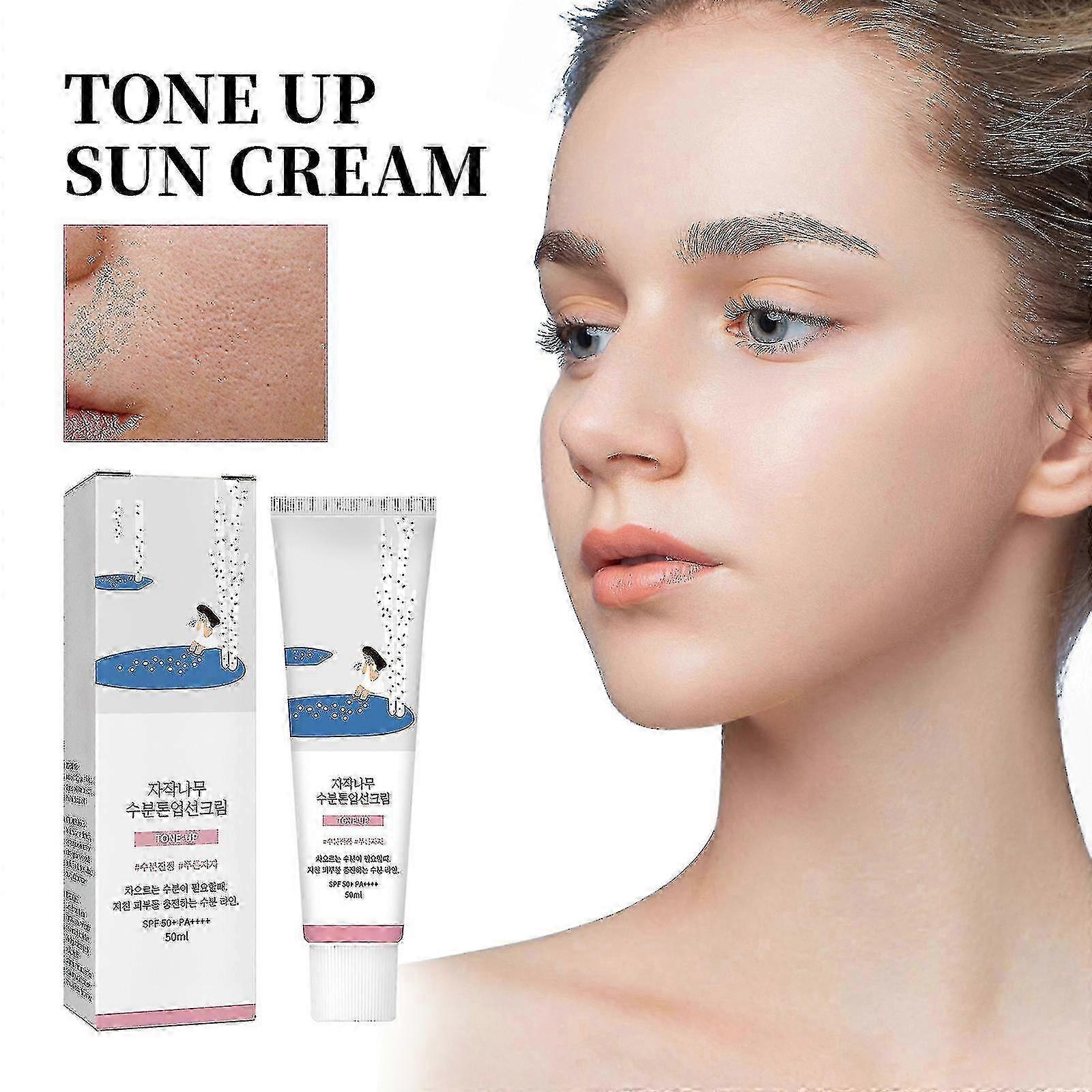 1pc Jaysuing Isolation Sunscreen Protects Against Uv Rays Refreshing Moisturizing Non-greasy Whitening Skin Isolation Sunscreen |