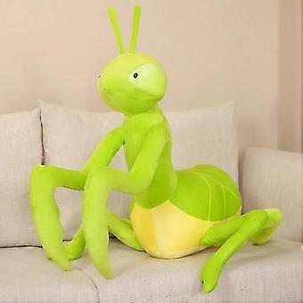 70cm Kawaii Groene Bidsprinkhaan Pluche Speelgoed Simulatie Knuffeldier Insect Zachte Pop Kussen Kinderen Verjaardagscadeau Voor Jongen Baby Boris