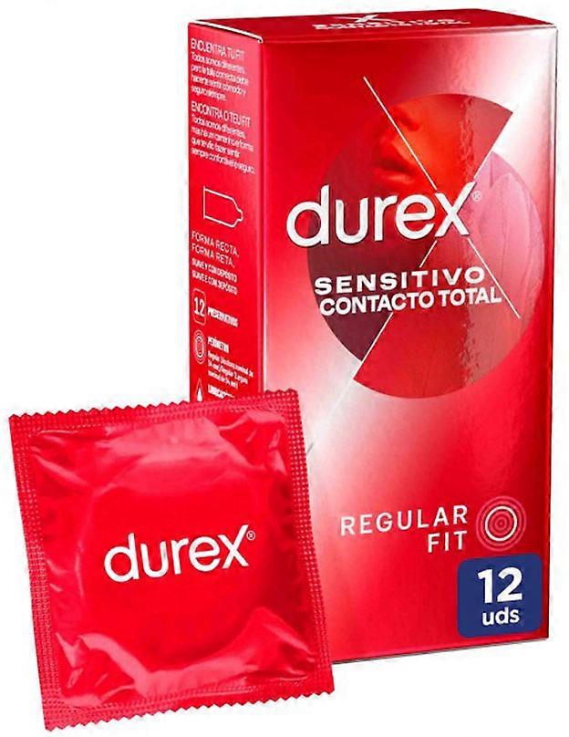 Durex Sensitive Total Contact Super Fine Condoms 12 u