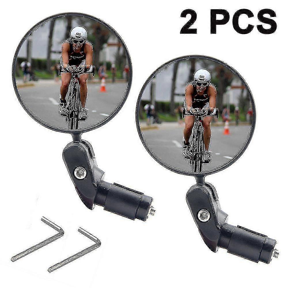 Bike Mirror, Bicycle Riding Rearview Mirror, Hd Safety Rearview Mirror, Convex Mirror With Adjustable Handlebar Installation, Suitable Compatible With