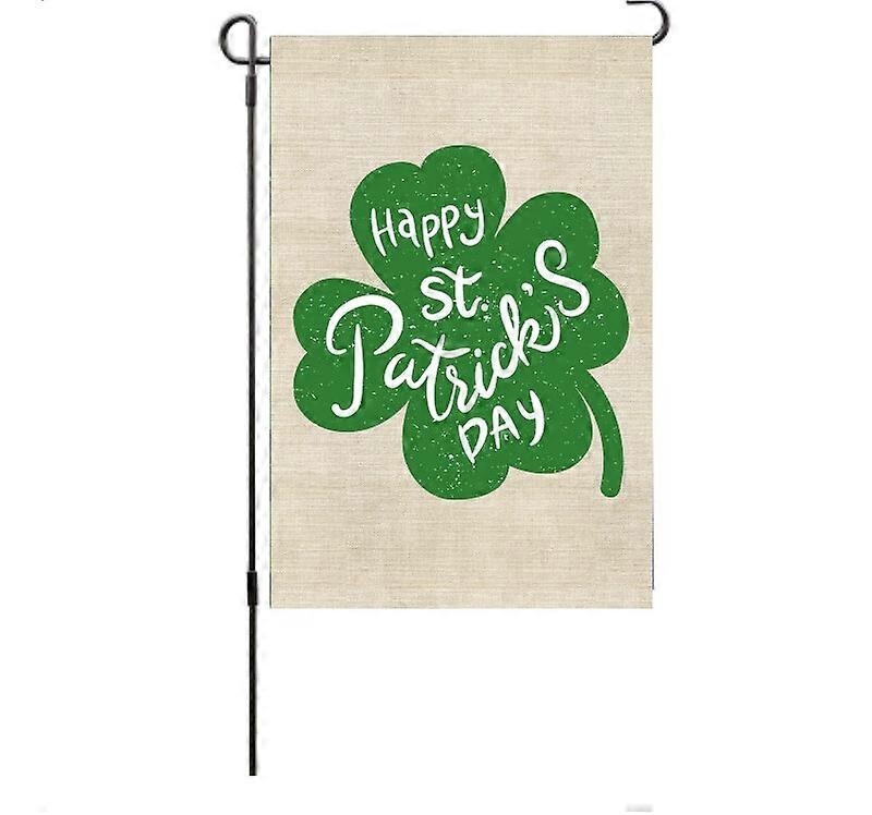 St. Patrick's Festive Green Garden Banner