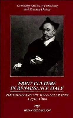 Tryckkultur i renässansen Italien