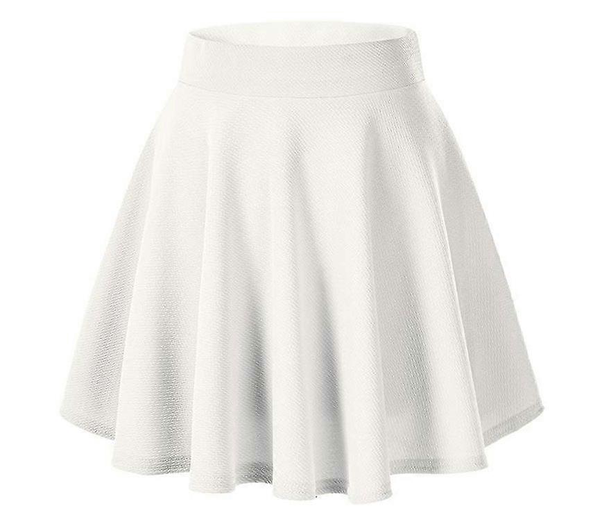 Urban ladies basic all-match elastic flared skirt casual mini skateboard skirt