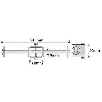 AB Tools Boat Trailer Parallel Side Roller Set – With Steel Bracket, UBR26/UBR27