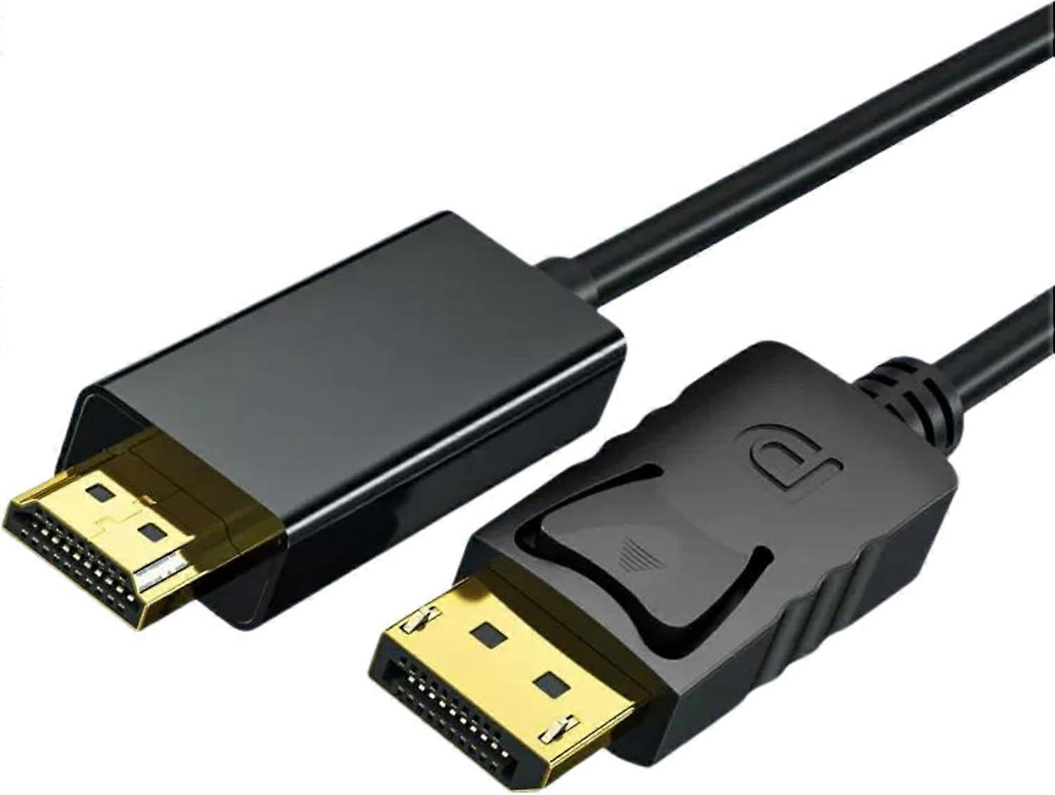 M39S DisplayPort to HDMI Adapter DP to HDMI Adapter Unidirectional DisplayPort HDMI 180cm (Not Suitable for HDMI to Displayport) Compatible with HP H