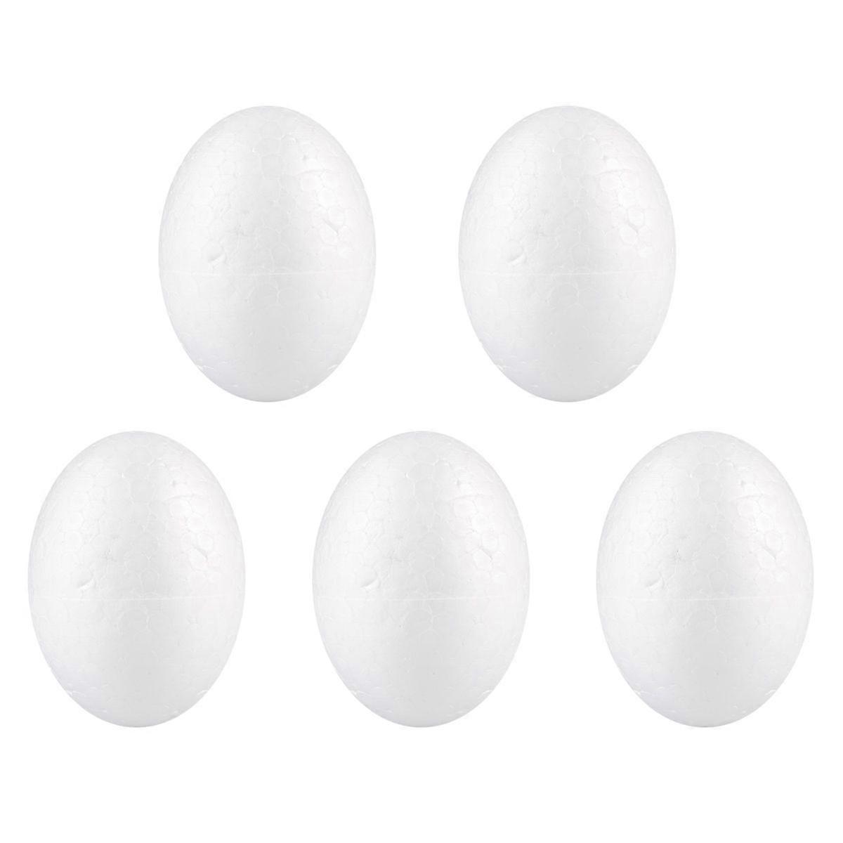 50pcs 6cm Durafoam Eggs DIY Easter Egg Crafts Eggs Multi-function Eggs