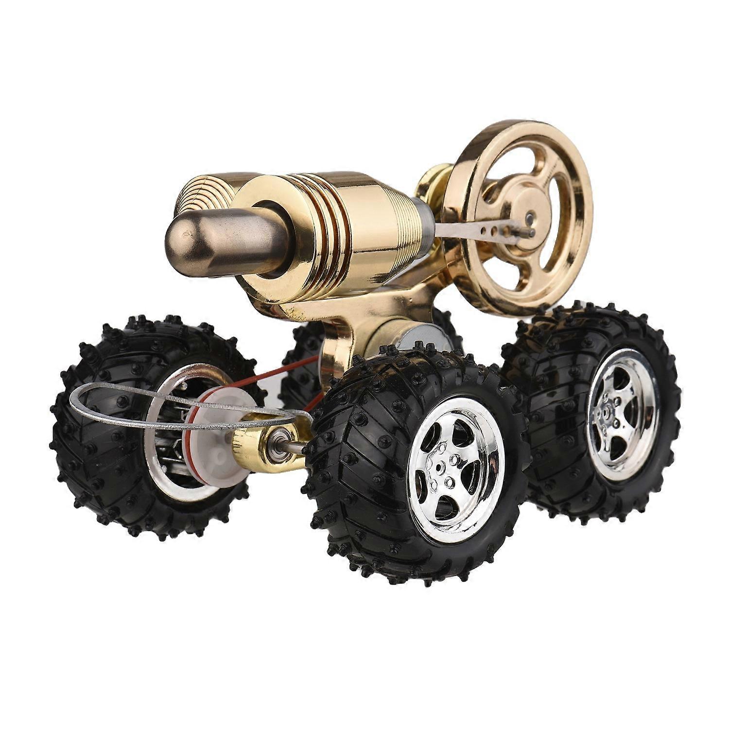 Stirling Engine Kit Electricity Generator Hot Air Car Motor Model Physical Generator Model   with Fl