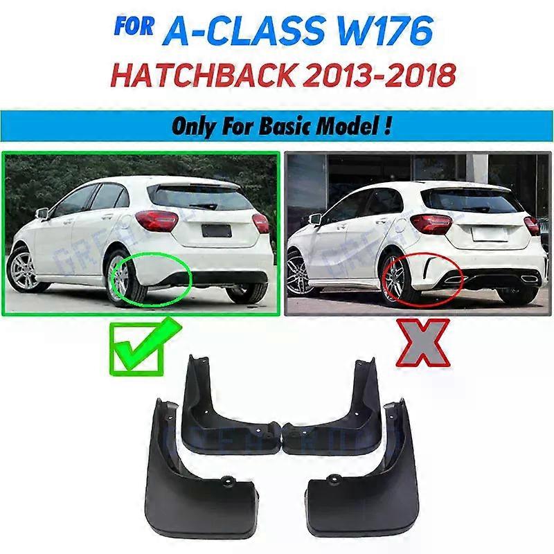 Exquisite Flaps For Mercedes Benz A Class W176 A-Class Mudflaps Splash Guards Mudguards 2013 2014 2015 2016 2017 2018 A260