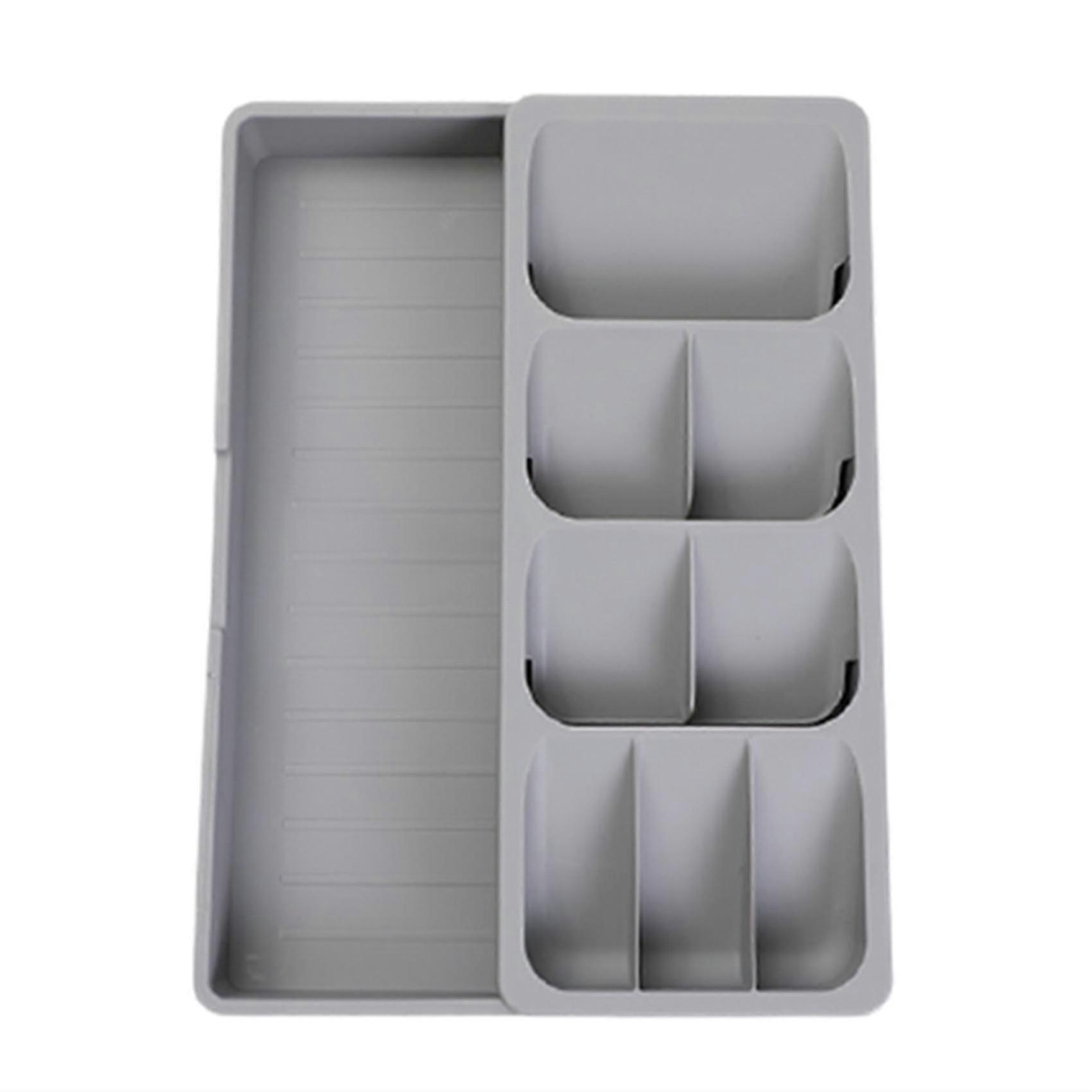 Kitchen Organizer Cutlery Drawer Storage Box Tray Fork Spoon Divider Container for Kitchen Utensils