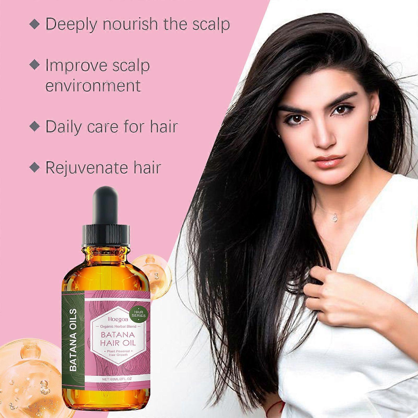 Hoegoa Batana Herbal Hair Care Essential Oil Massage Scalp Hair Moisturizing Care Hair Care Essential Oil