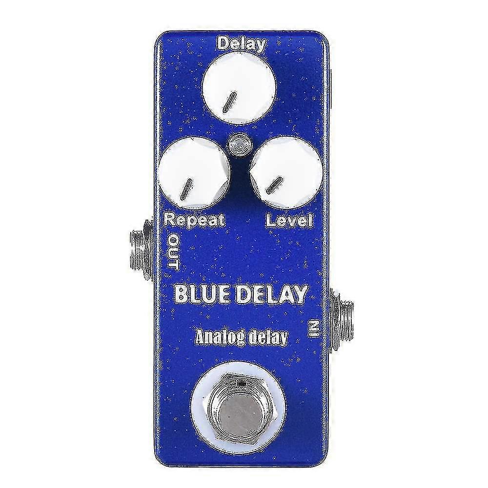 Aural Digital Delay Guitar Effect Pedal 8 Effect Modes Aluminum Alloy Shell
