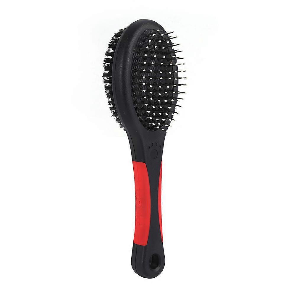 Fashion Plastic Handle Pet Comb Brush and Multifunctional Puppy Grooming Tool with Hanging Ladder for Hamster and Parrot Cages