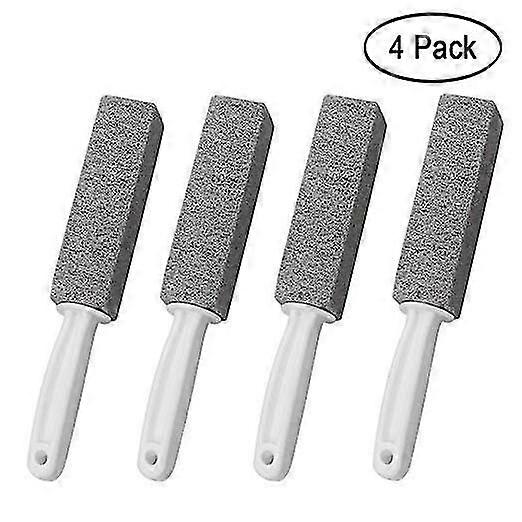 4 Pack Pumice Cleaning Stone With Handle, For Kitchen/bath/pool/household Cleaning
